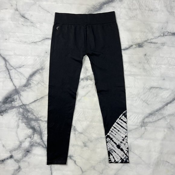 Zyia Hendrix Matte Performance 7/8 Leggings Size XL Seamless Mid Rise 1589 Black - Picture 5 of 15